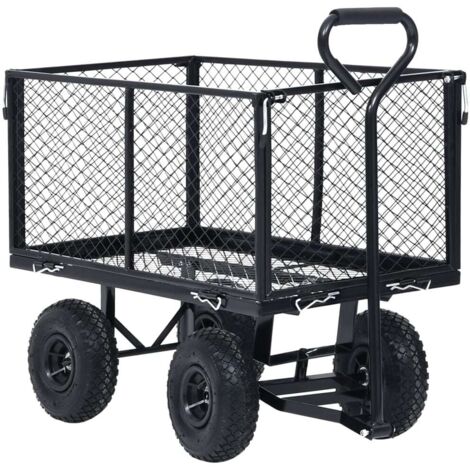 Chariot à main de jardin Noir 350 kg CFW841489