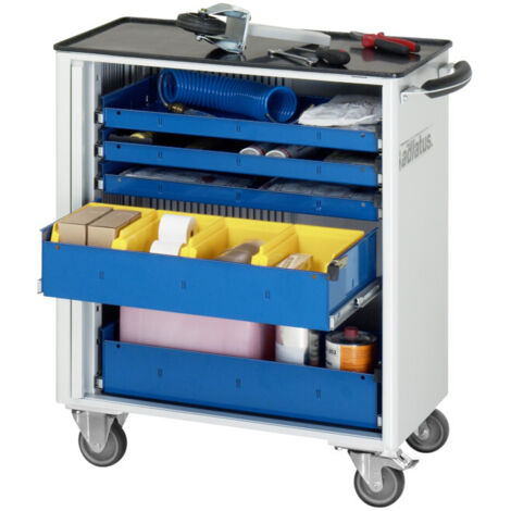 Chariot à outils Rau avec 5 tiroirs métal LxPxH 725x400x860mm