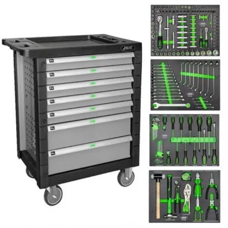 Chariot à outils servante roulante 7 tiroirs – Charge maximale 300kg – Dimensions 100x50cm – JBM53661