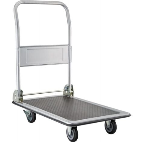 Chariot à plateau 150kg 740x470mm, roue PP