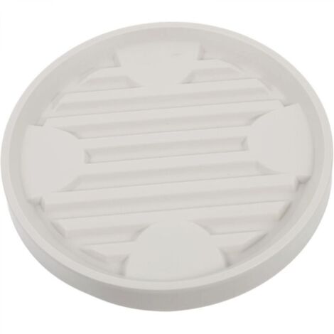 Chariot à roulettes beige pour pots de fleurs, diamètre intérieur 16.3 cm, pour intérieur et extérieur, 1 pièce