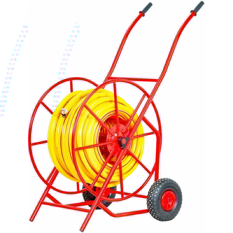 Chariot avec tuyau Tricotop 25 mm 50 m Mw Tools HS10PL
