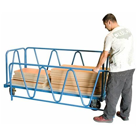 Chariot charge lourde - Composition : Plateau seul et roues en rectangle - 800007197