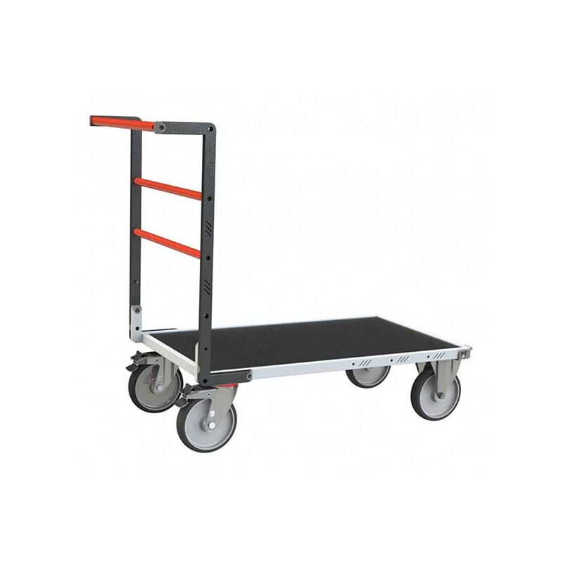 Chariot charge lourde - Grand plateau antidérapant 1115x750mm - Charge max 600kg - 806723450
