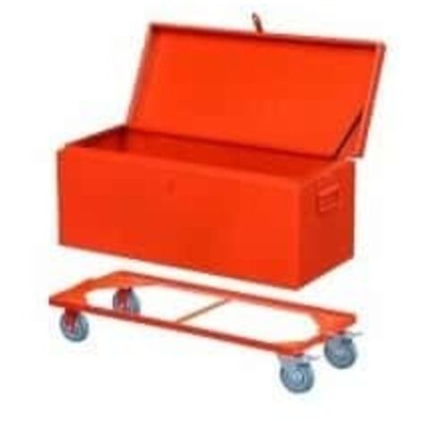 Chariot coffre de chantier 1000pour 1000 x 500 mm