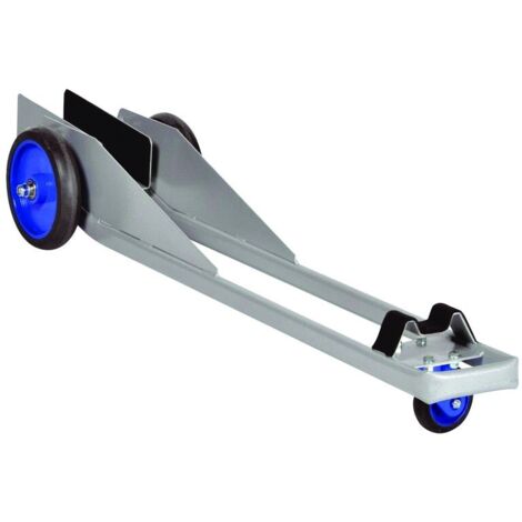 Chariot d'atelier pour porte 150 kg – Construction mécano-soudée en tube d'acier – Roues directionnelles 100 mm – DOORJACK – Manuest