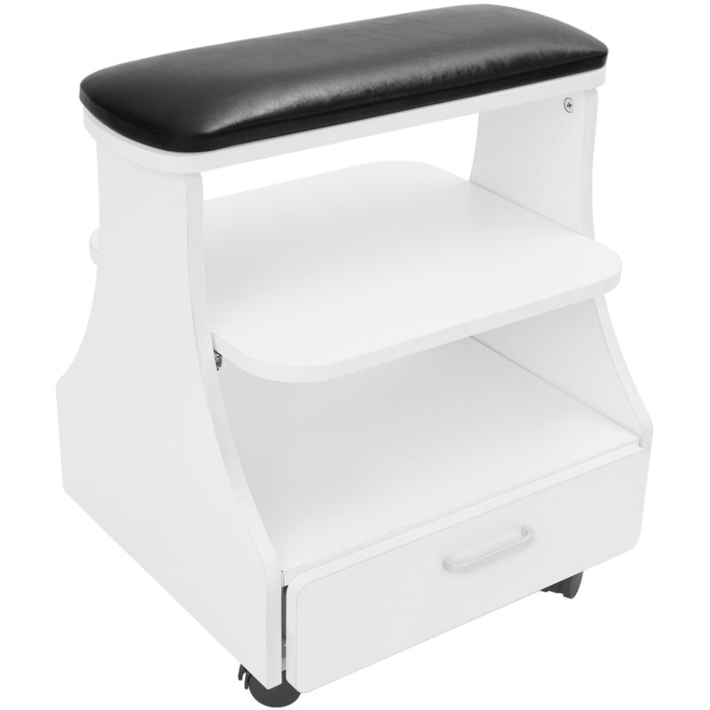 Chariot de beauté portable pour salons de manucure ou soins spa des pieds, adapté aux repose-pieds, meubles de pédicure et manucure, fournitures de