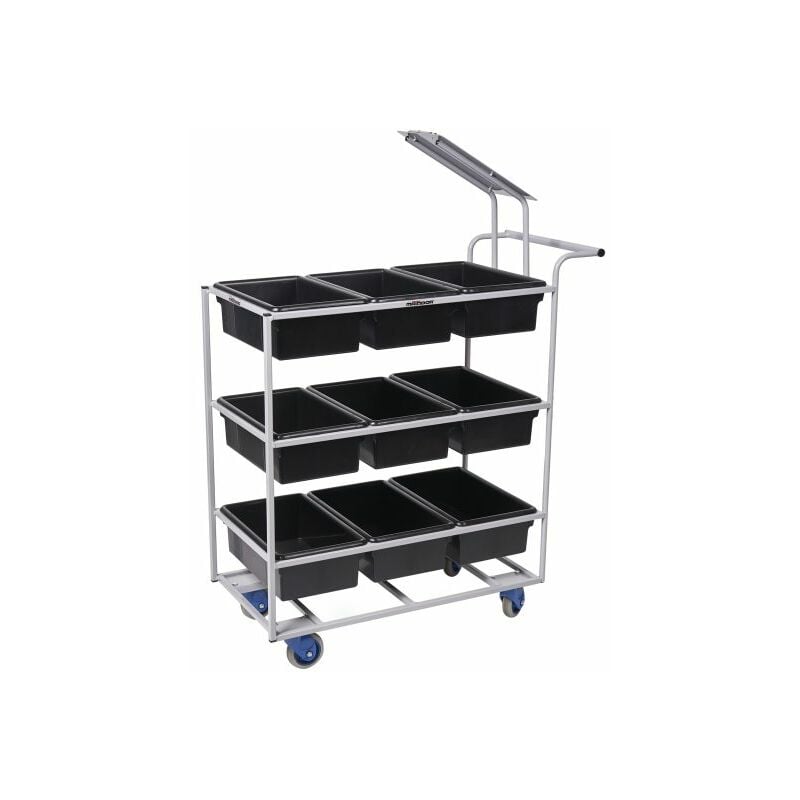 Chariot de collecte Matador pour 9 bacs (non inclus) - 11047
