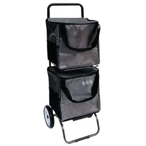 Chariot de course Modulo Bag - Noir - 2 roues
