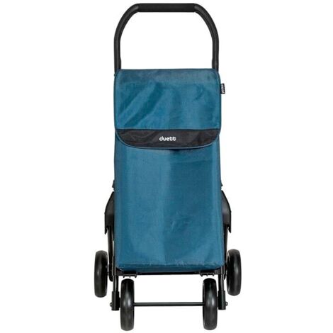 Chariot de courses châssis aluminium 46lt bleu muuvi up playmarket duett
