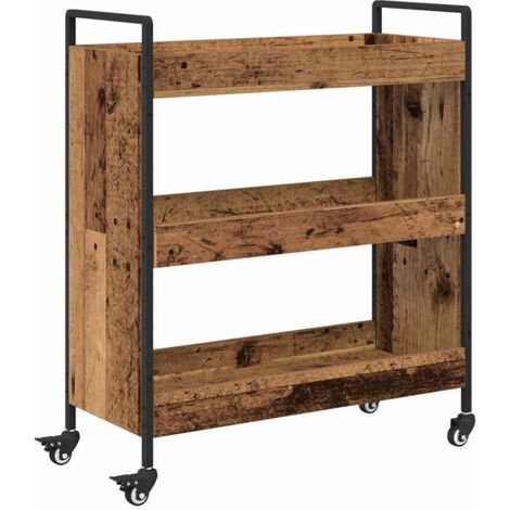 Chariot de cuisine Bois ancien 70 x 30 x 82 cm CFW962602