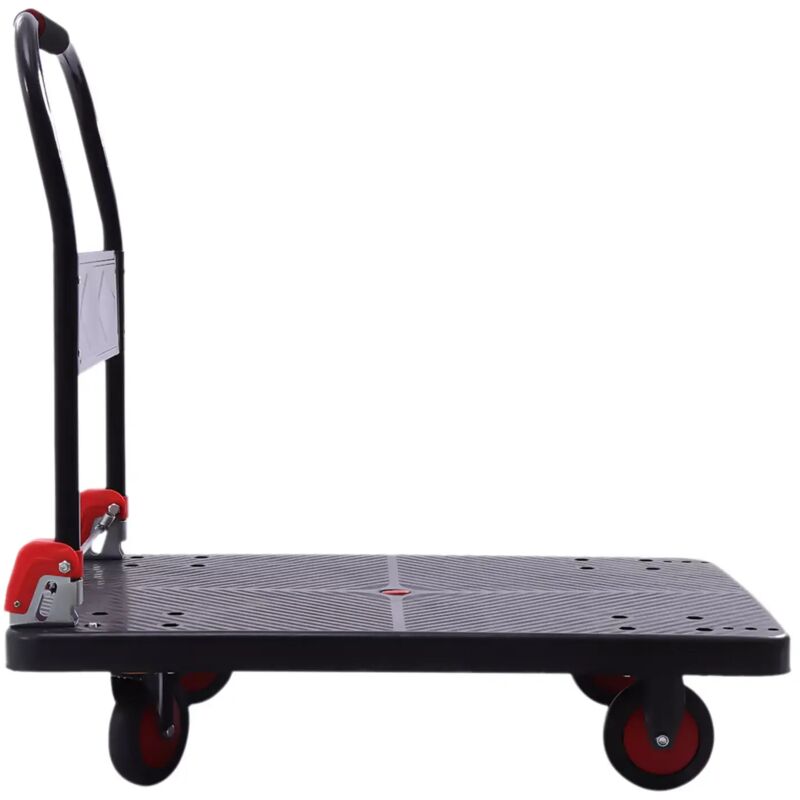 Chariot de fret chariot de transport pliant chariot à plate-forme chariot roulant 400 kg capacité de charge