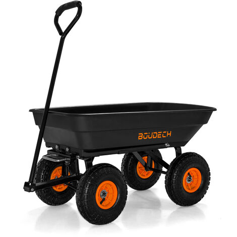 Chariot de jardin à main pour outils, basculement max. 250 kg