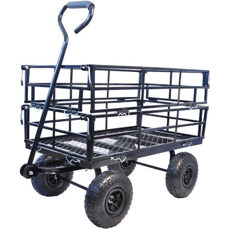 Chariot de rangement pour bois massif de chauffage/chariot à bois de  chauffage (anthracite) : : Jardin