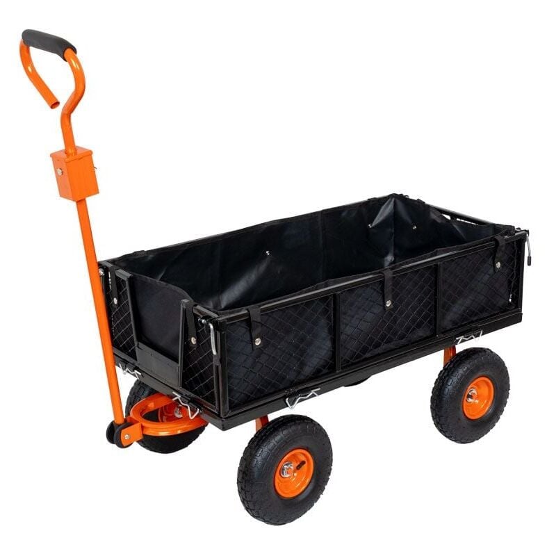 St Pierre Du Champ - Chariot de jardin Max 300Kg avec bâche et parois amovibles