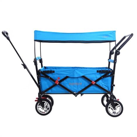 Chariot fuxtec Easy Cruiser marron Family Fux - transport pliable 75 kg charge