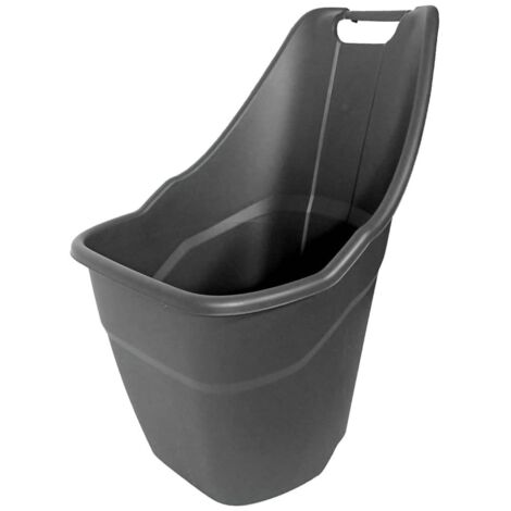 Chariot de jardin rigide universel 65l - h 85 x 46.5 X 60 cm - Nature