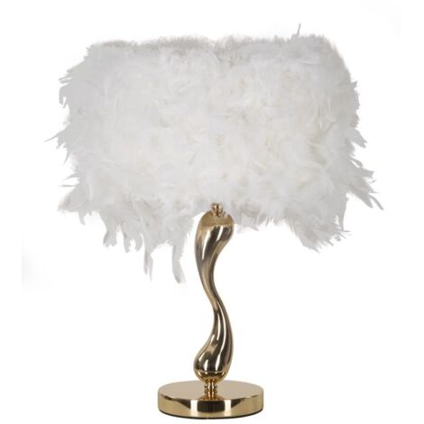 Chariot de lampe de table blanc Cm Ø 25X47