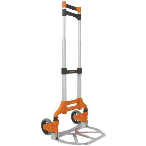 Chariot de manutention Chariot à roues Diable pliable Charge 60 kg Leger Aluminium BRIXO