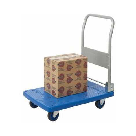 Chariot de manutention RS PRO, Charge 150kg, 720 x 490 x 860mm A plat ( Prix pour 1 )