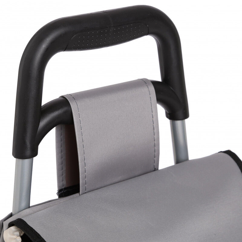 Atmosphera – Chariot de marché pliable 2 roues – Sac imperméable 30L – Structure en acier léger – Dimensions L. 35 x P. 28,5 x H. 91,5 cm