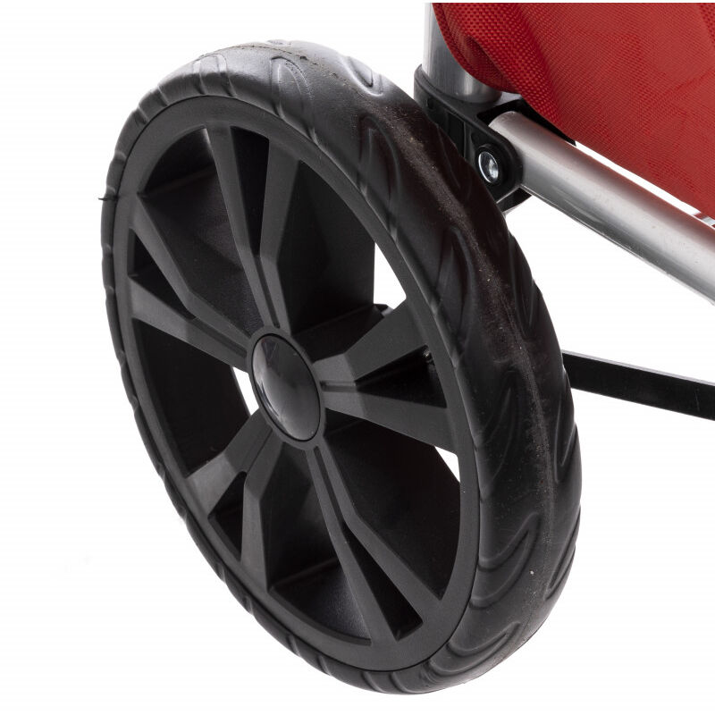 Chariot de marché pliable 2 roues Alu Atmosphera Couleur: Rose Nacarat - Rose