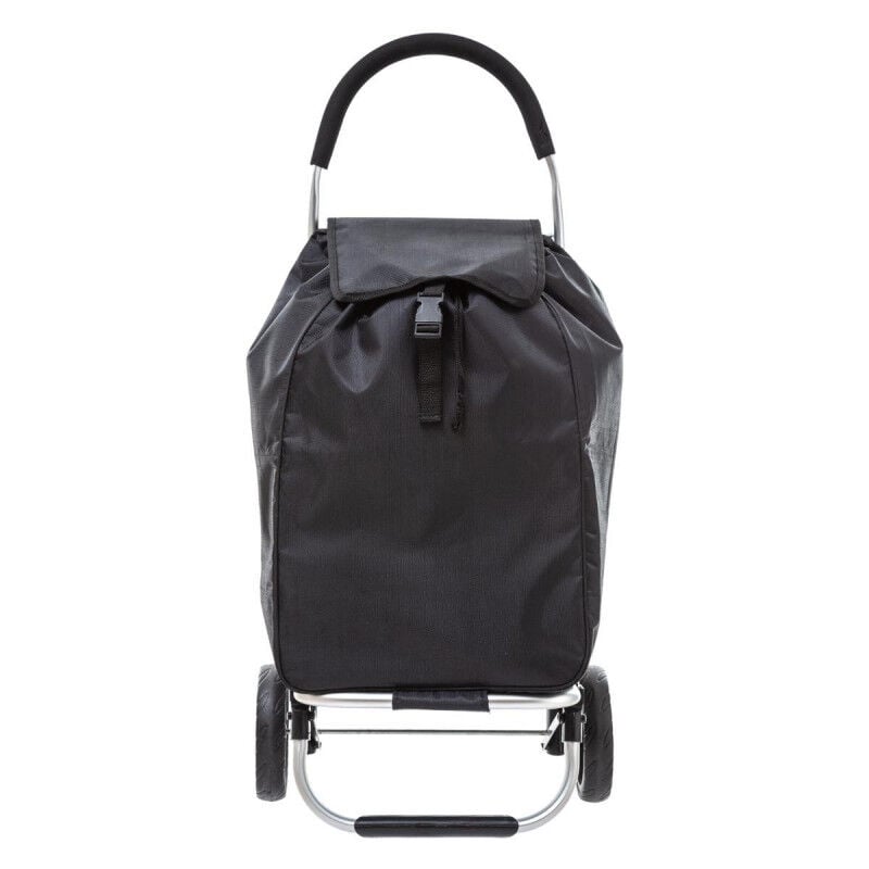 Chariot de marché pliable 2 roues Alu Atmosphera Couleur: Noir - Noir