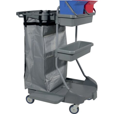 Chariot de nettoyage HAACP 800x575x1085 2x6l
