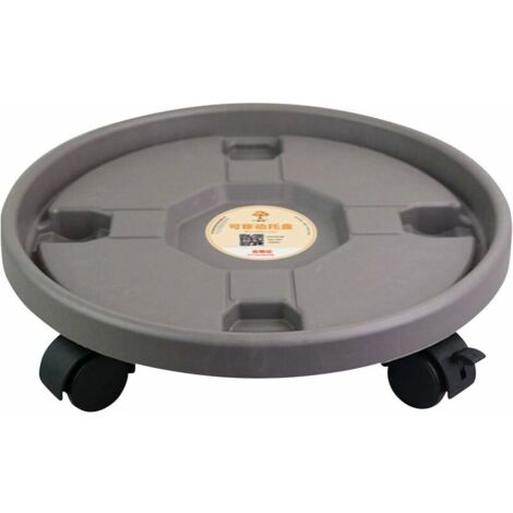 CHENDYY Chariot De Plantes Porte Plante A roulettes Support De Pot De Fleurs, avec Roues, Support De Plantes À roulettes Et De Plante en Plastique Chariot, Porte Plante pour L'intérieur + L'extérieur