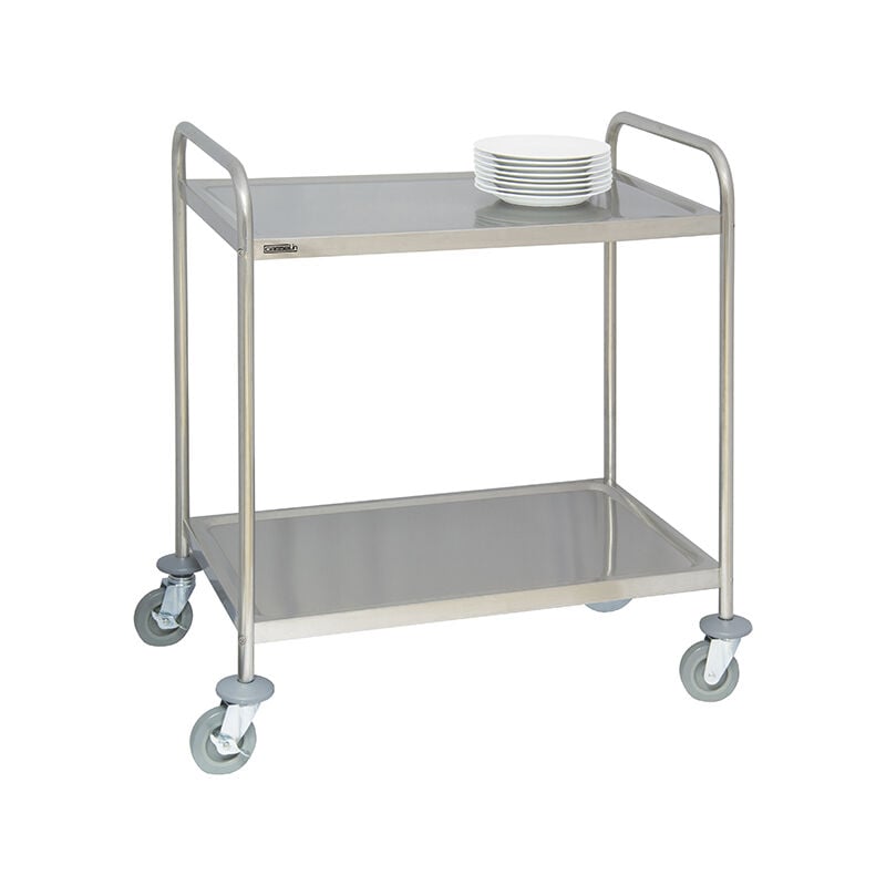 Chariot de service inox 2 plateaux Casselin cci2 - inox