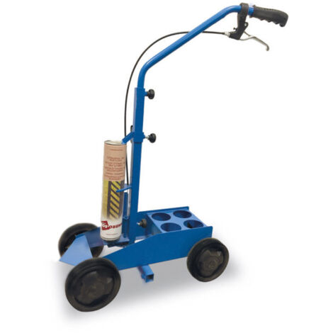 Chariot de tracage avec 4 porte-aérosol (livré sans peinture) - Ambro Sol