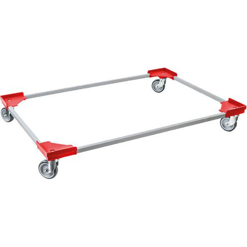 Chariot de transport 810 x 1210mm rouge