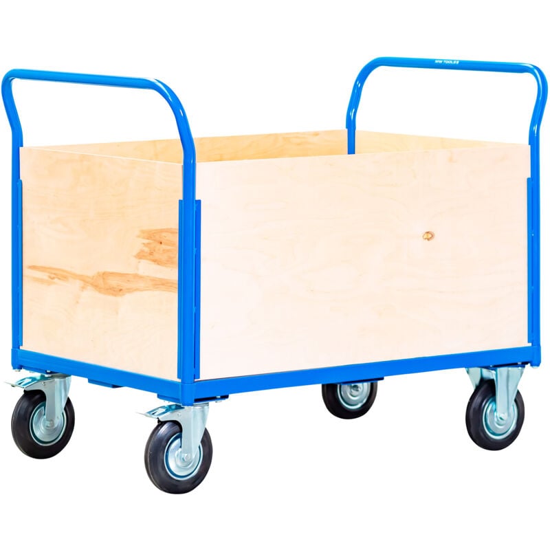 Mw Tools - Chariot de transport avec 1 plateau et 4 parois SH50104