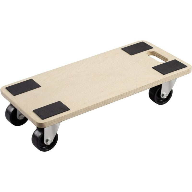 Meister - Metafranc WU0822120 Chariot de transport contreplaqué Charge max: 500 kg 590 m x 290 mm x 126 mm Nombre de roulettes pi