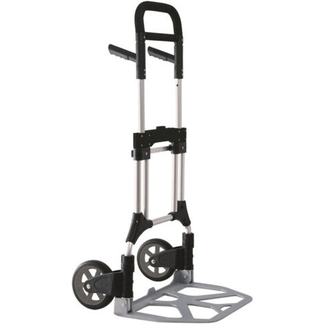 Chariot de transport pliable aluminium H.1220mm Pelle L.400mm Pelle L.590mm Trgf.200kg