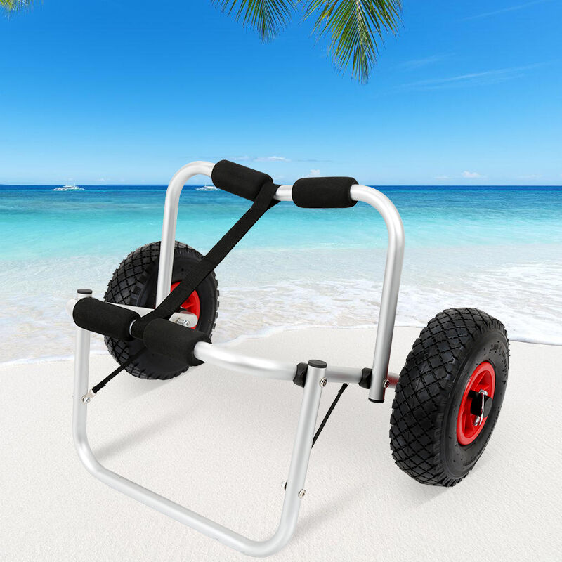 Chariot de Transport pliant Alu jusqu'à 80 kg pour bateaux canoë ou kayak