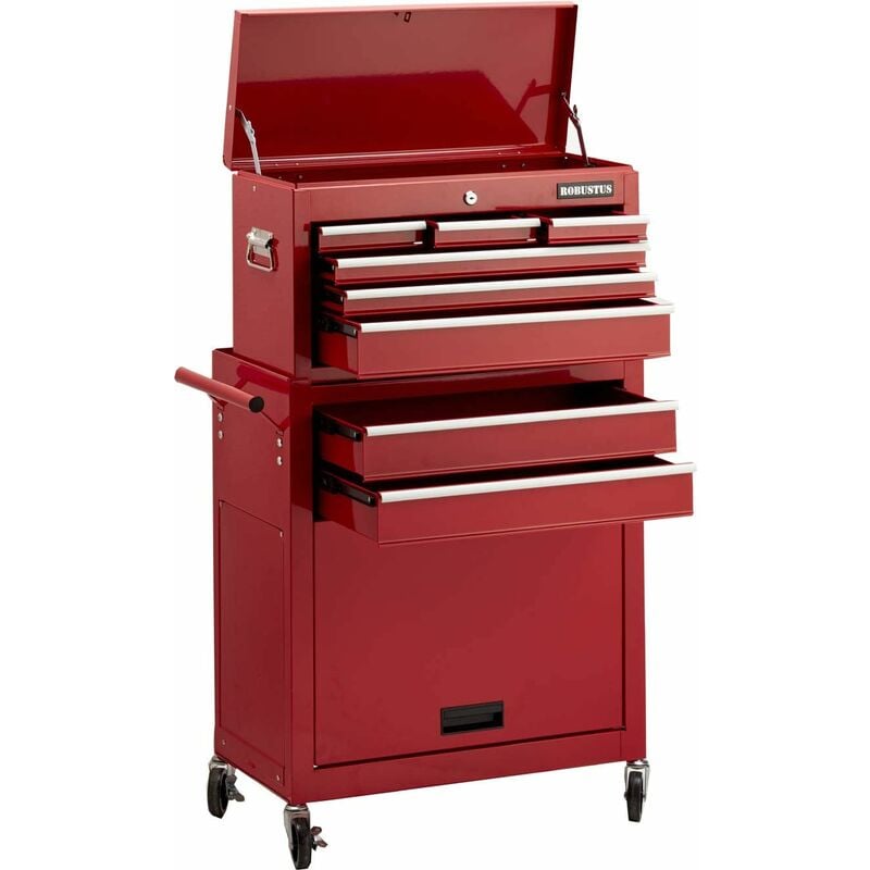 Bricoshop24 - Chariot modulaire à outils avec roues Dimensions 61,6x33x74,5 h cm