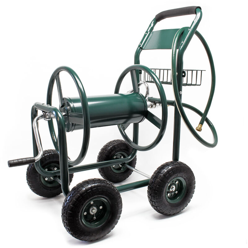 Xpotool - Chariot dévidoir pour Tuyau d'arrosage sur Roues Jardin Enrouleur avec Tuyau Mobile