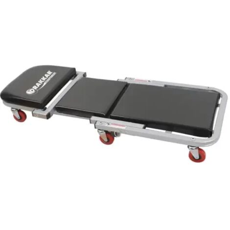Chariot de visite/tabouret 7 roues avec matelas mousse