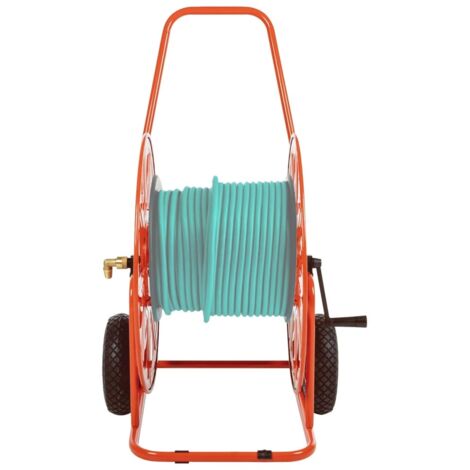 Chariot d'enrouleur pour tuyau de 140 m 3/4" acier CFW10316