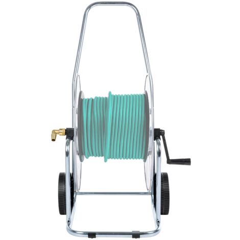 Chariot d'enrouleur pour tuyau de 80 m 3/4" acier CFW16603