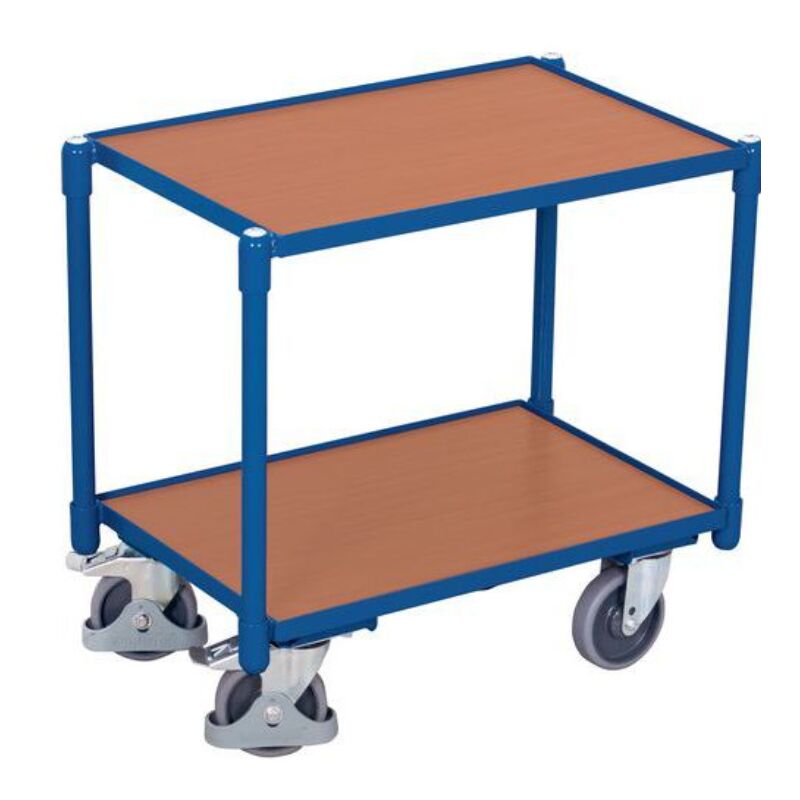 Chariot Desserte 2 Plateaux pour Bac Europe Variofit Charge 250kg - A497954