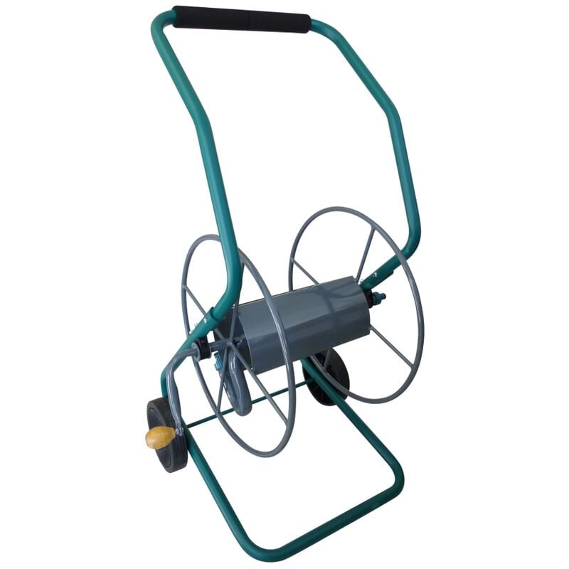 Chariot Dévidoir Métal sur roues Profi-Plus. 120m