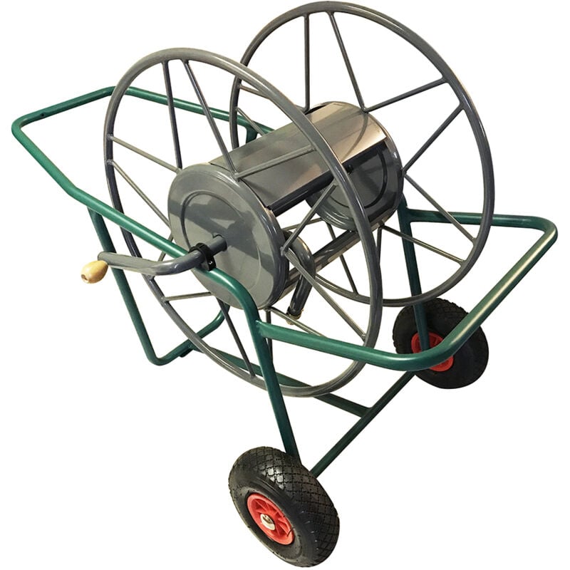 Chariot Dévidoir Métal sur roues Profi-Plus. 250m