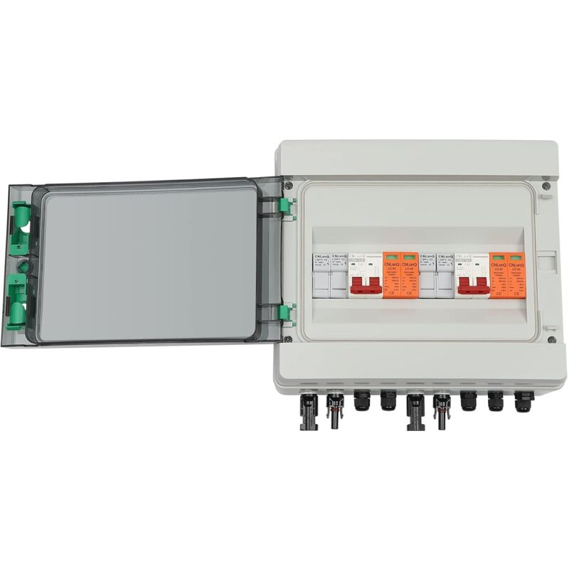 Senderpick - Boîte de jonction solaire pv 500 v, protection contre les surtensions, protection contre les surcharges, protection contre la foudre 32