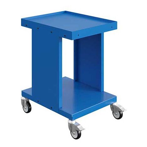 Chariot établi bleu industriel - 1 Plateau - Charge max 150kg - W020070020-BI