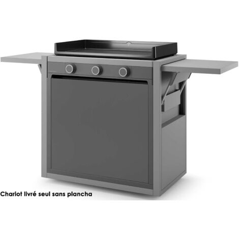 Chariot fermé pour plancha Forge Adour MODERN 75 Acier
