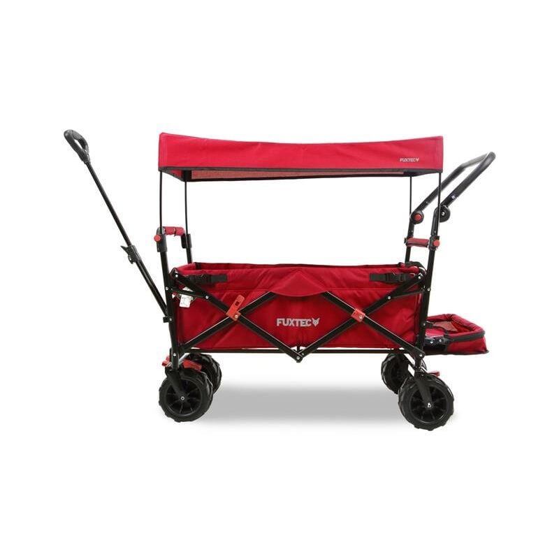 Chariot de plage pliable Fuxtec Beach Cruiser - transport charge 75kg – Rouge