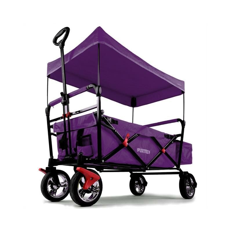 Chariot de jardin pliable Fuxtec City Cruiser - transport charge 75 kg – Pourpre