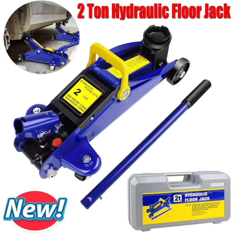 Chariot hydraulique, cric de sol, profil bas, pour voiture, fourgonnette, garage, tuv, sans effort.